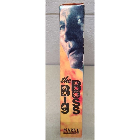 The Big Boss BIG BOX VHS - Jack Palance - 1987 Action Drama Mob Movie - Picture 2 of 7